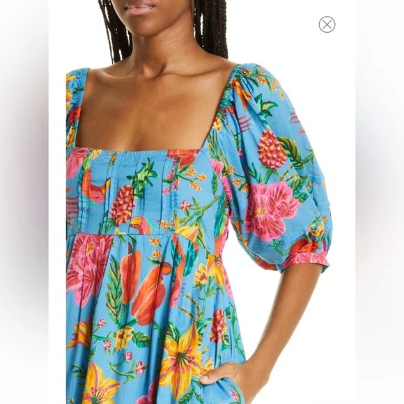 Farm Rio Toucans Midi Dress - Picture 5 of 6